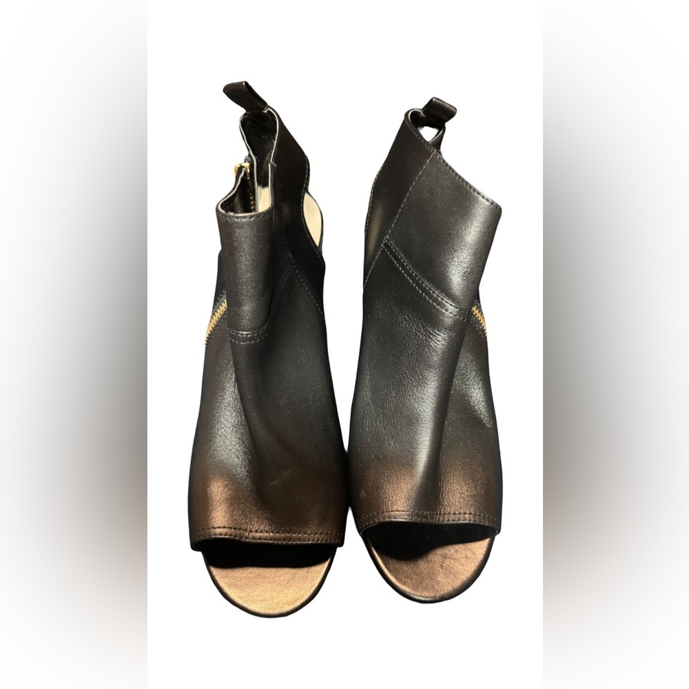 Cole Haan ZULA SHOOTIE Il black leather shoes Sz 9.5 B